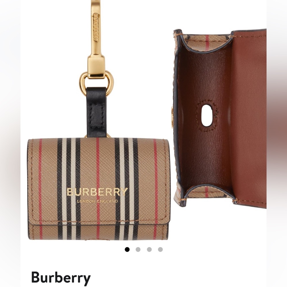 Burberry Icon Stripe E-canvas AirPods Pro Case